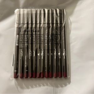 New 12PC Italia Deluxe Ultra Fine Lip Liner Set DEEP PURPLE
